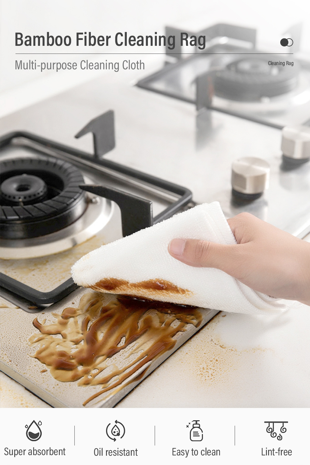 Bamboo Fiber Cleaning Rag Multi-purpose Oil-1